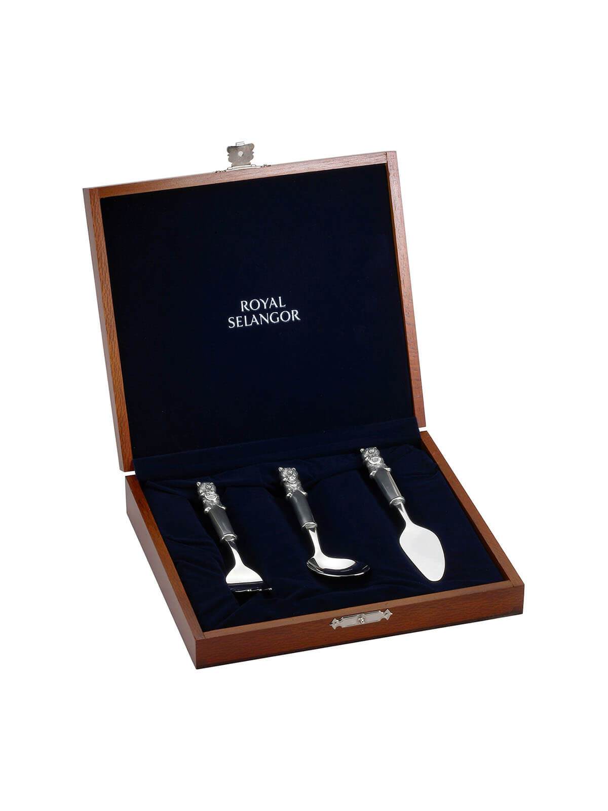 Royal Selangor Teddy Bears' Picnic 3 piece Cutlery Set