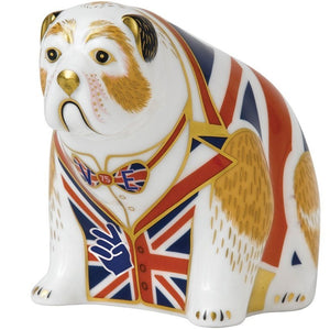 75th Anniversary of VE Day Royal Crown Derby Bulldog | Limited Edition | In Stock-V E Day Collectable-Goviers