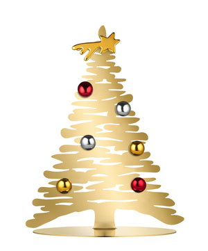 Alessi Christmas Tree Gold-Goviers