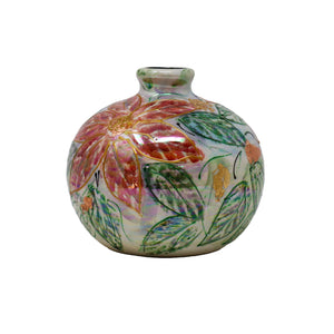 Anita Harris Small Poinsettia Vase-Goviers