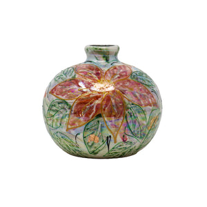 Anita Harris Small Poinsettia Vase-Goviers