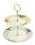 Aynsley Archive Rose Two Tiered Cake Stand-Goviers