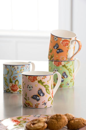 Aynsley Cottage Garden Windsor Mug Set of 4-Goviers