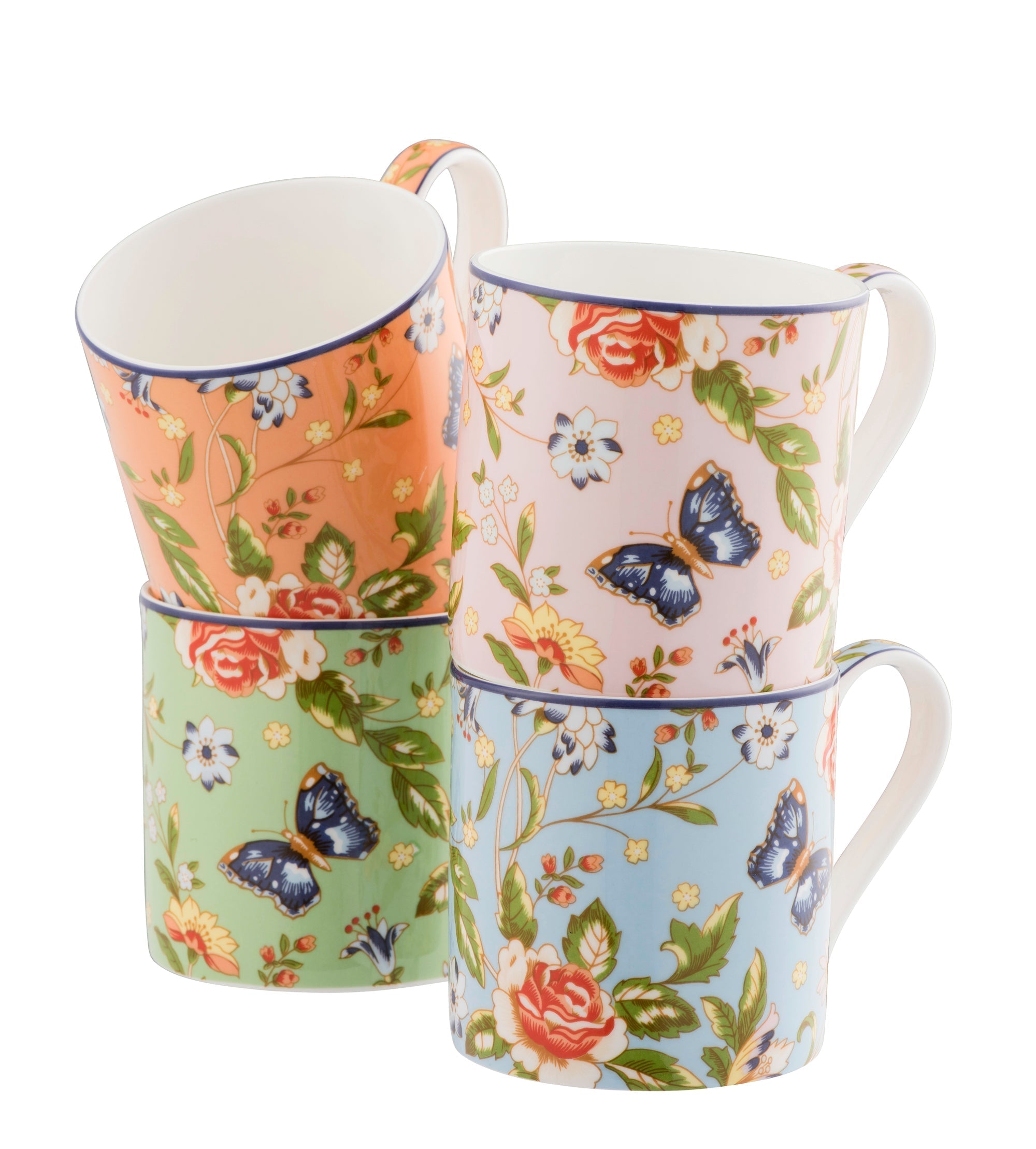 Aynsley Cottage Garden Windsor Mug Set of 4-Goviers