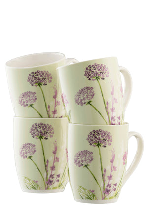 Aynsley Floral Spree Mugs Set of 4 - JUNE DELIVERY-Goviers