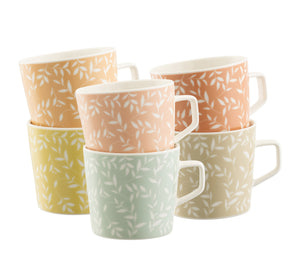 Aynsley White Willow Mug Set of 6-Goviers