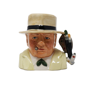 Bairstow Manor Collectables Artist Sir Winston Churchill Character Jug-Goviers