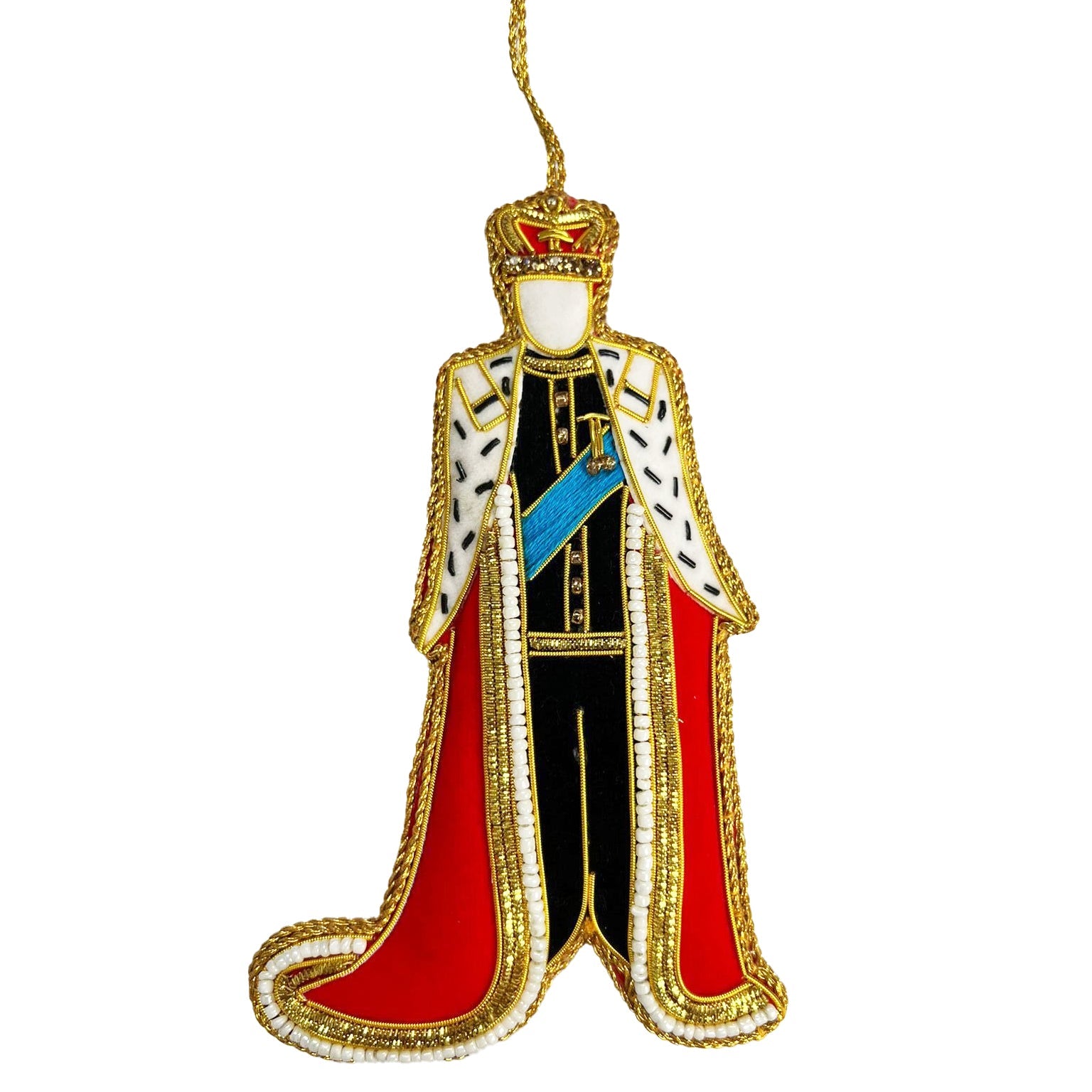 Beaded King Ornament-Goviers