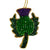 Beaded Thistle Ornament-Goviers