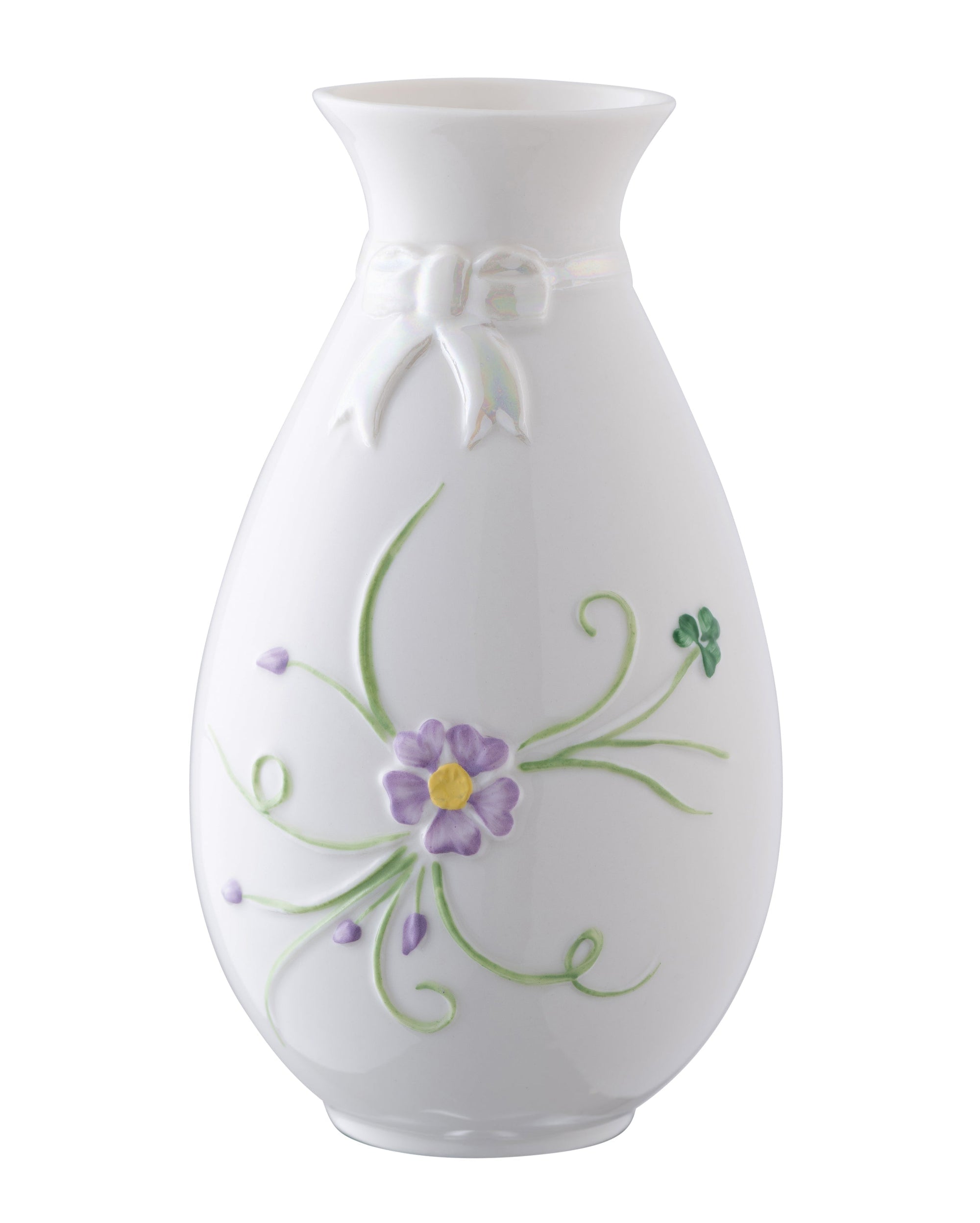 Belleek Ribbon Spill Vase-Goviers