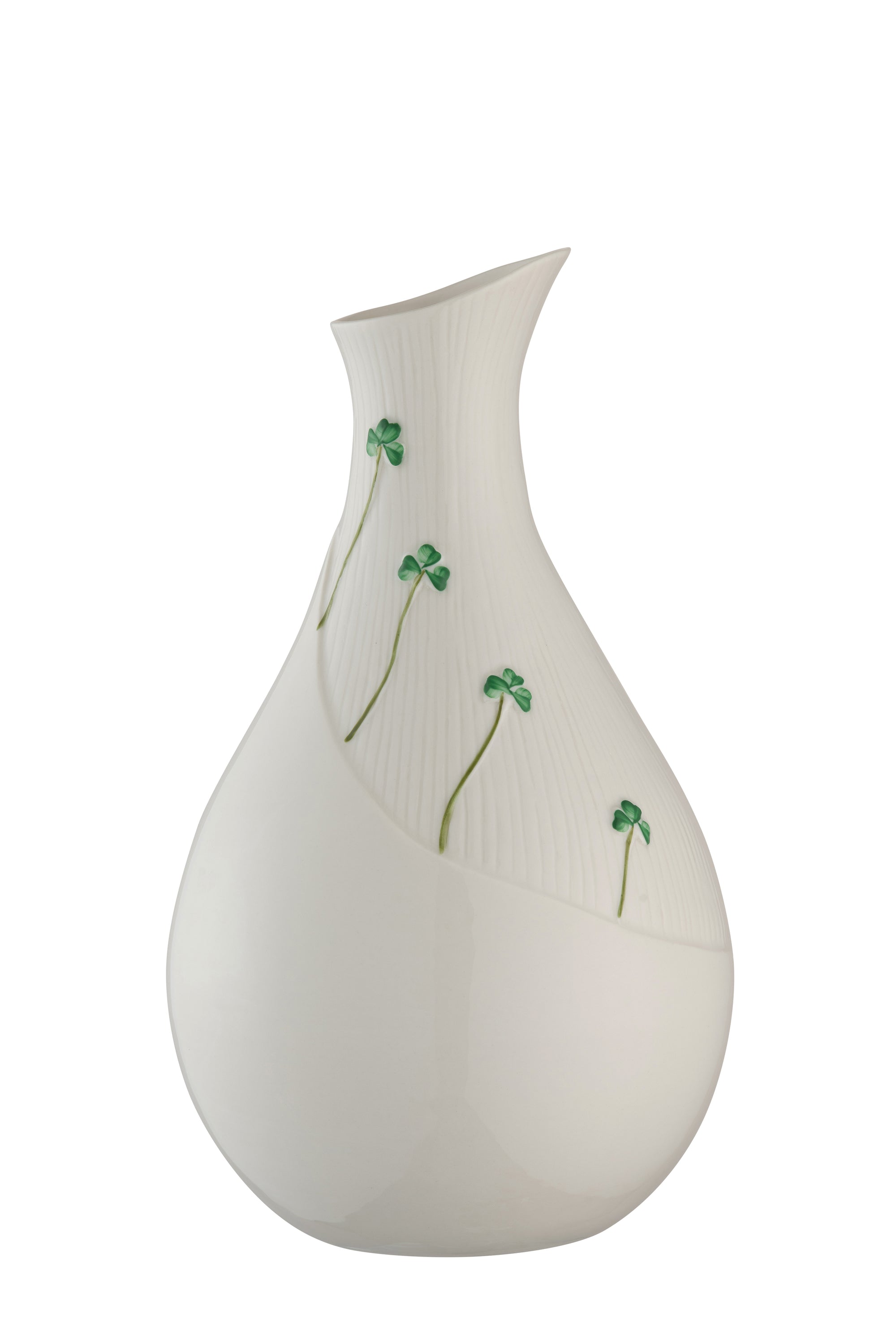 Belleek Shamrock Large Meadow Vase-Goviers