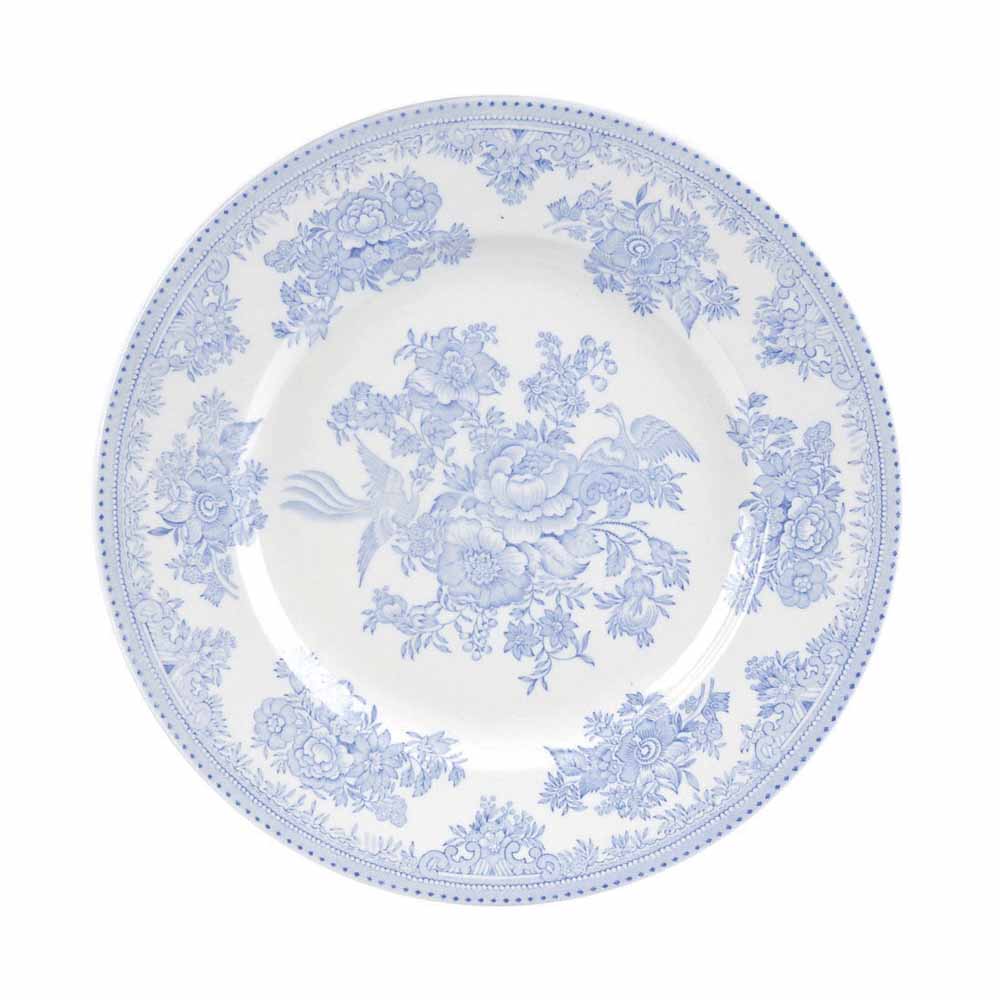 Burleigh Blue Asiatic Pheasants Plate 25.5cm/10"-Goviers