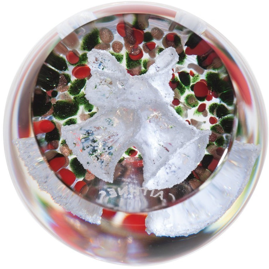 Caithness Christmas Frostings Bells-Paperweights-Goviers