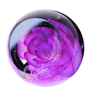 Caithness Glass Floral Charms Carnation Paperweight-Paperweights-Goviers