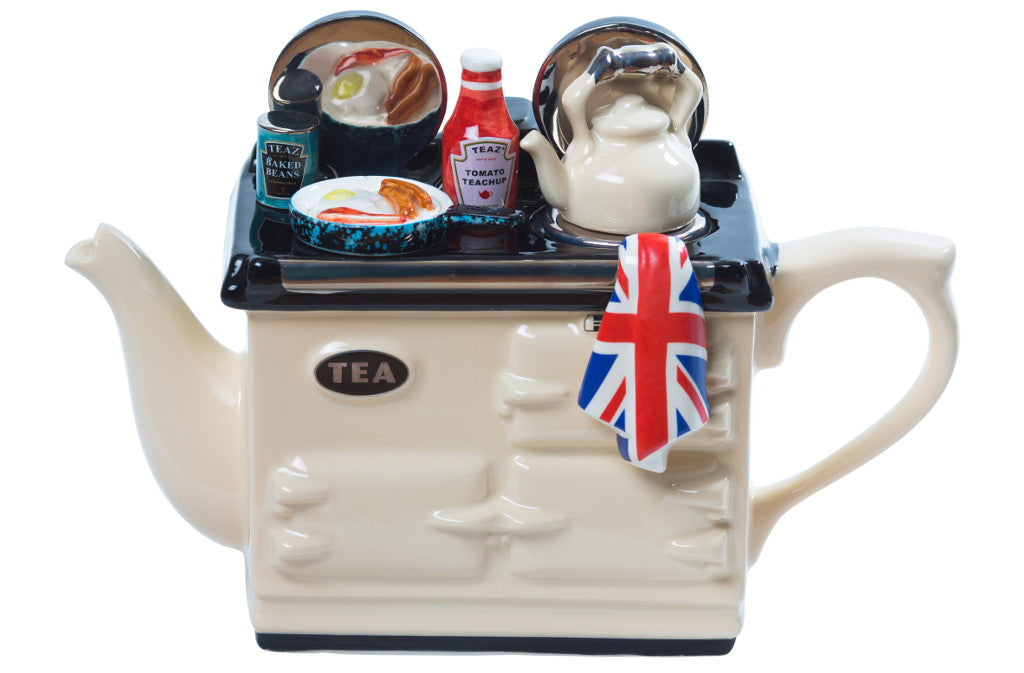 Ceramic Inspirations English Breakfast Aga Cream Large Teapot-Goviers