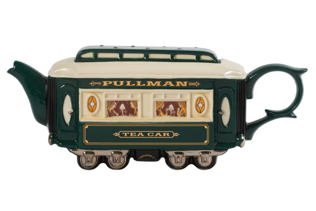 Ceramic Inspirations Pullman Train Carriage Teapot-Goviers