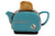 Ceramic Inspirations Toaster Blue Teapot-Goviers