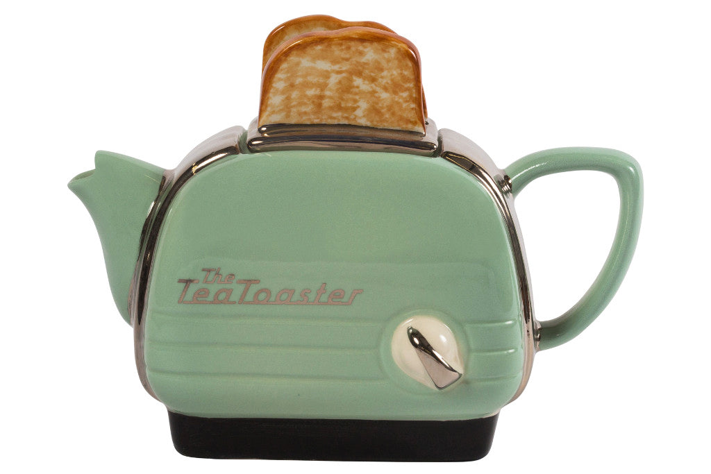 Ceramic Inspirations Toaster Green Teapot-Goviers