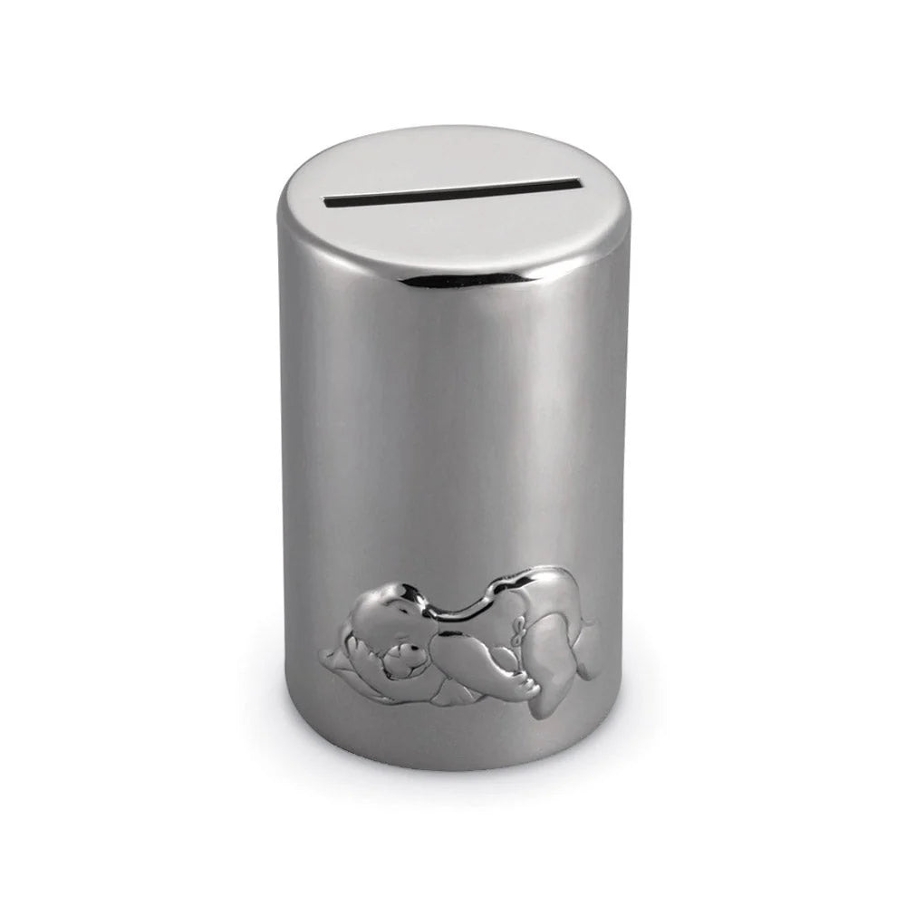 Comyns Silver Teddy Coin Box-Silver-Goviers