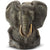 De Rosa Elephant Bust Grey- Large-Collectables-Goviers