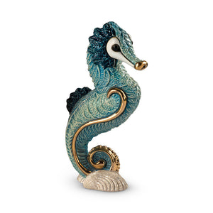 De Rosa Turquoise Seahorse-Figurines-Goviers