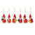 Dregeno Ornament Santa set of 6-Christmas-Goviers