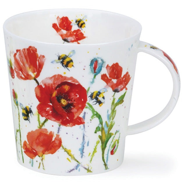 Dunoon Busy Bees Poppy Mug-Goviers