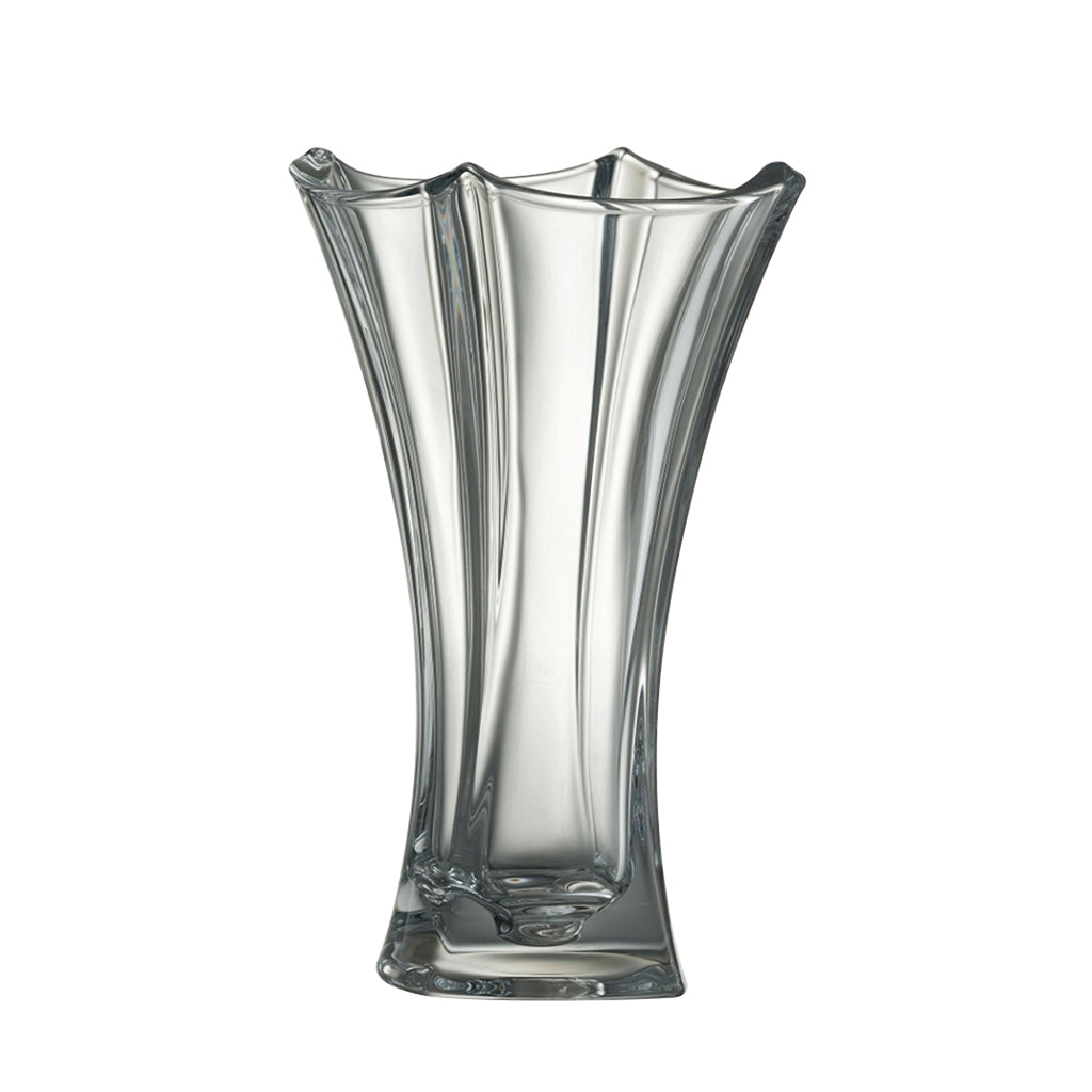 Galway Crystal Dune 12" Waisted Vase-Home & Garden > Decor > Vases-Goviers