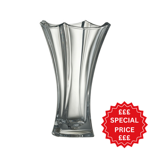 Galway Crystal Dune 12" Waisted Vase-Home & Garden > Decor > Vases-Goviers