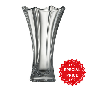 Galway Crystal Dune 14" Waisted Vase-Home & Garden > Decor > Vases-Goviers