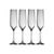 Galway Crystal Erne Flute Set of 4-Home & Garden > Kitchen & Dining > Tableware > Drinkware-Goviers