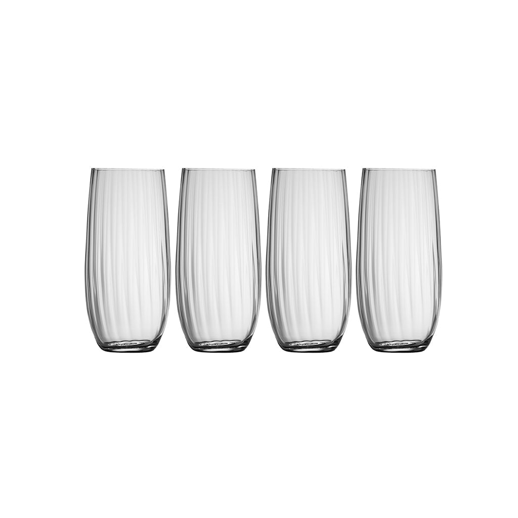 Galway Crystal Erne Hiball Set of 4-Home & Garden > Kitchen & Dining > Tableware > Drinkware-Goviers