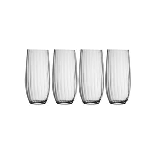 Galway Crystal Erne Hiball Set of 4-Home & Garden > Kitchen & Dining > Tableware > Drinkware-Goviers