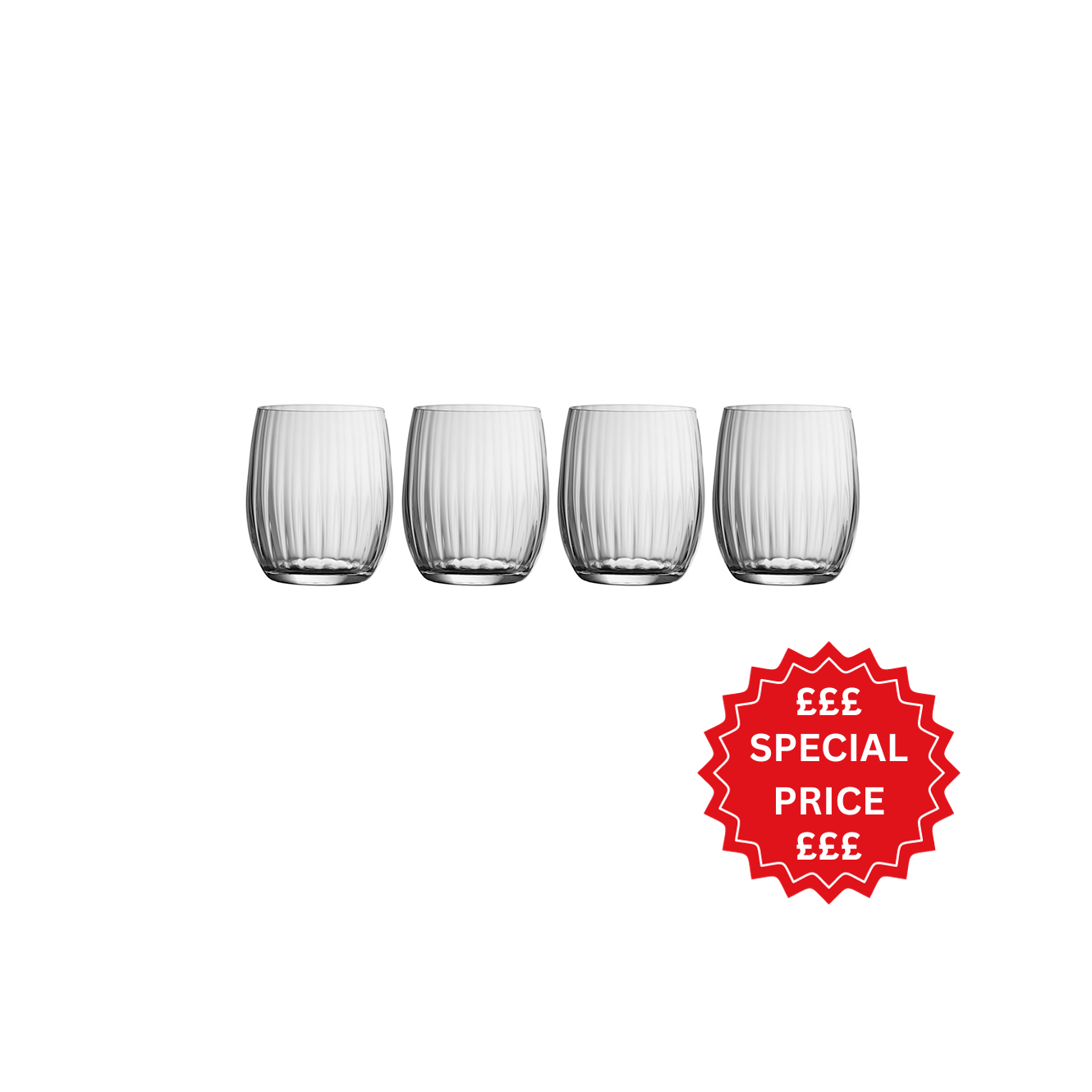 Galway Crystal Erne Tumbler Set of 4-Home & Garden > Kitchen & Dining > Tableware > Drinkware-Goviers