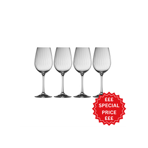 Galway Crystal Erne Wine Glass Set of 4-Home & Garden > Kitchen & Dining > Tableware > Drinkware-Goviers