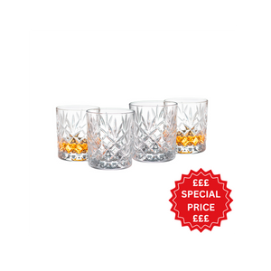 Galway Renmore Large Whisky Glass Set of 4-Home & Garden > Kitchen & Dining > Tableware > Drinkware-Goviers