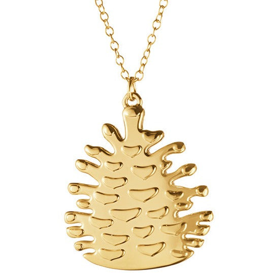 Georg Jensen Pinecone Ornament 2023 Gold Plated-Christmas-Goviers