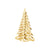 Georg Jensen Table Tree Set of 3 Gold Plated-Christmas-Goviers