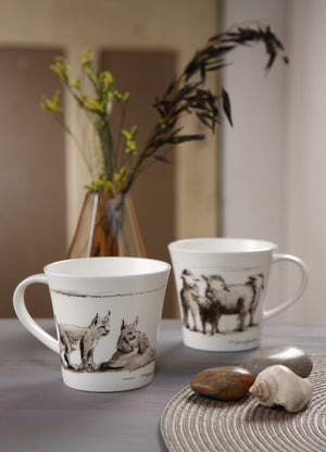 Goebel Curious flock Mug-Goviers