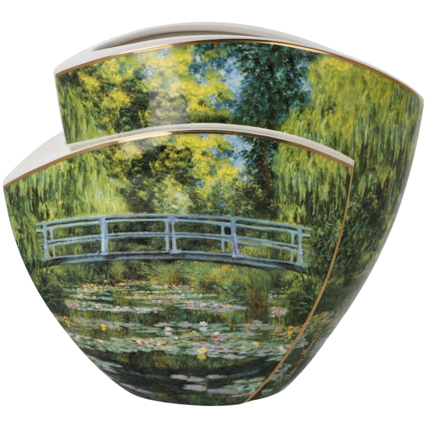 Goebel Japanese Bridge Vase Claude Monet 29 cm - Goviers of Sidmouth