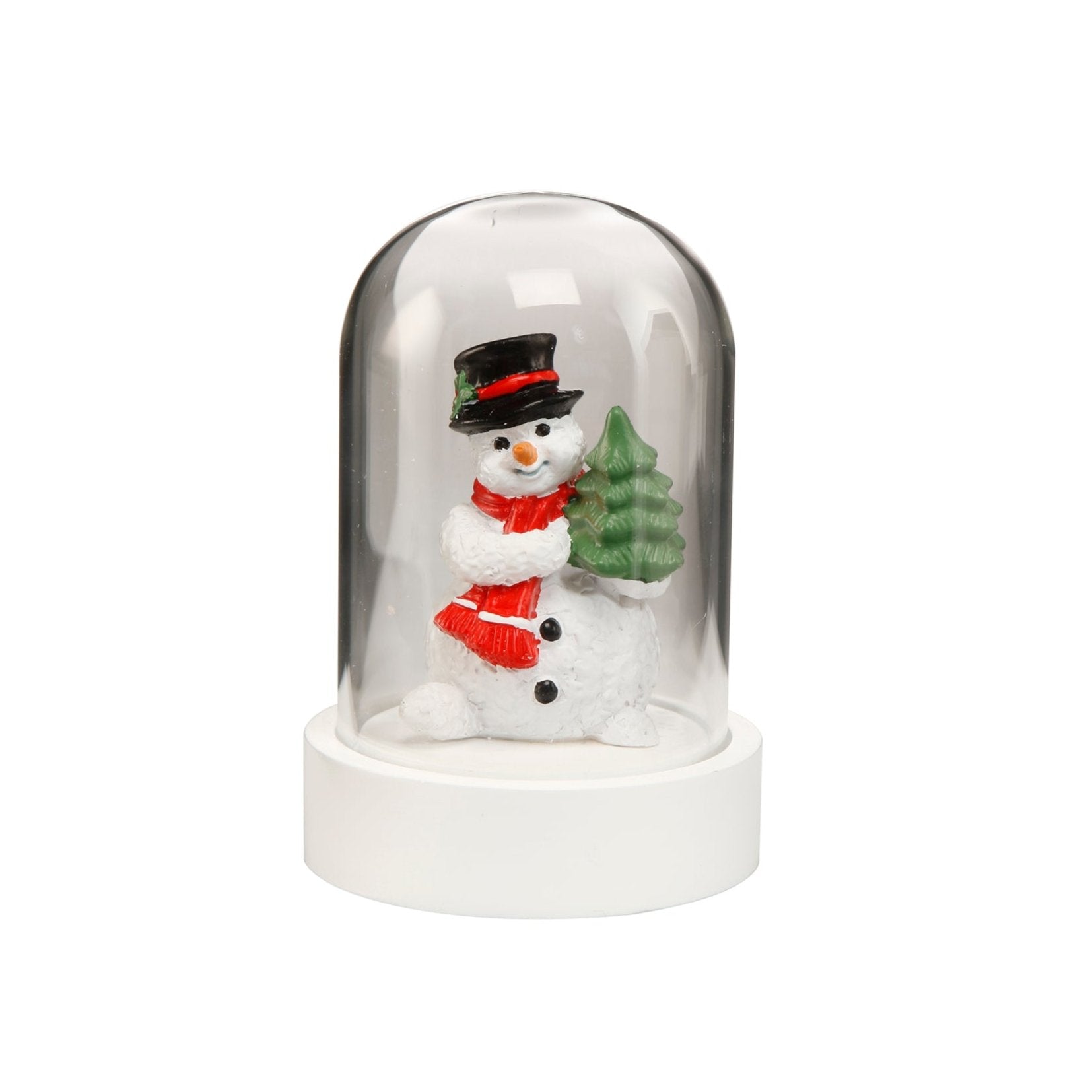 Goebel My Little Tree Snowman - Glass Dome-Goviers