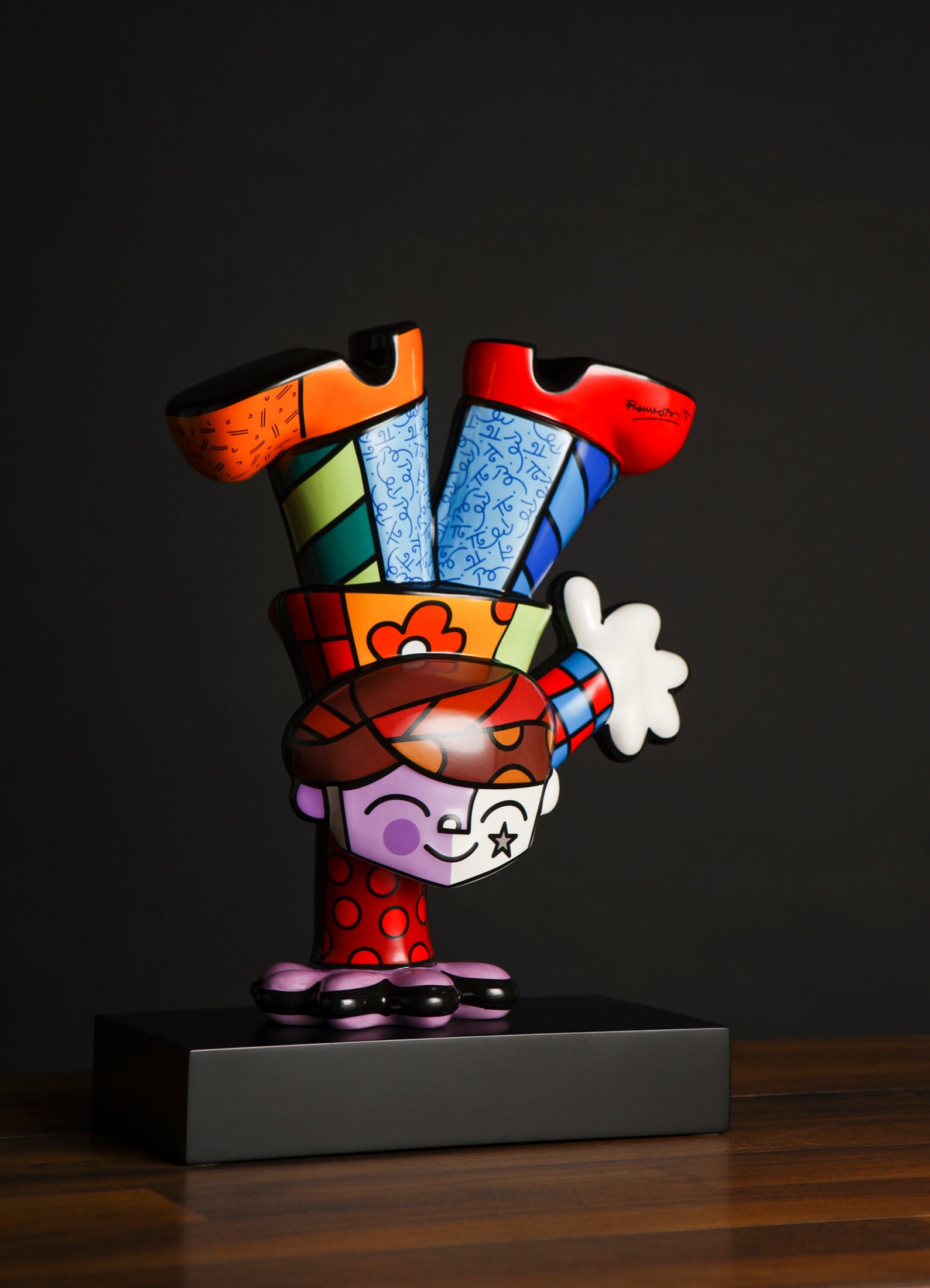 Goebel Romero Britto Dancing Boy-Goviers