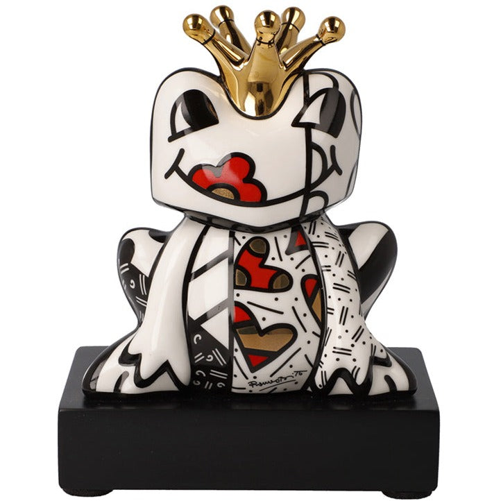 Goebel Romero Britto Golden Prince Frog-Collectables-Goviers