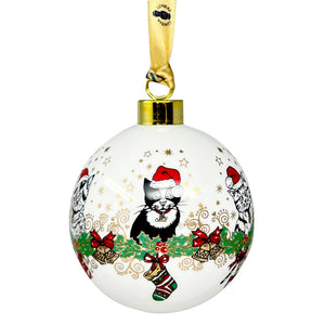 Goviers Cat Christmas Bauble-Christmas-Goviers