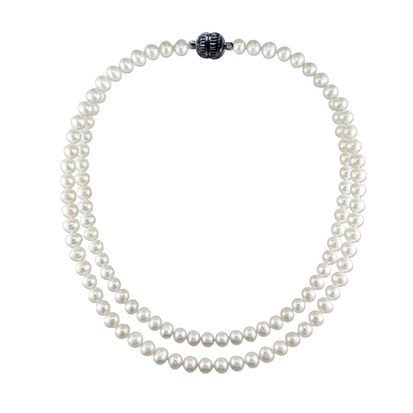 Goviers Double Strand Pearl Necklace-Goviers