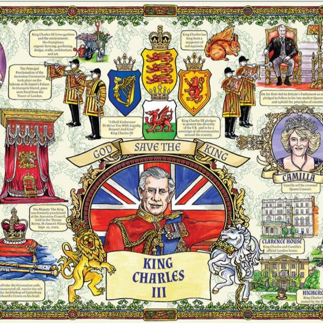 Goviers Exclusive King Charles III Coronation Puzzle-Royal Commemorative-Goviers