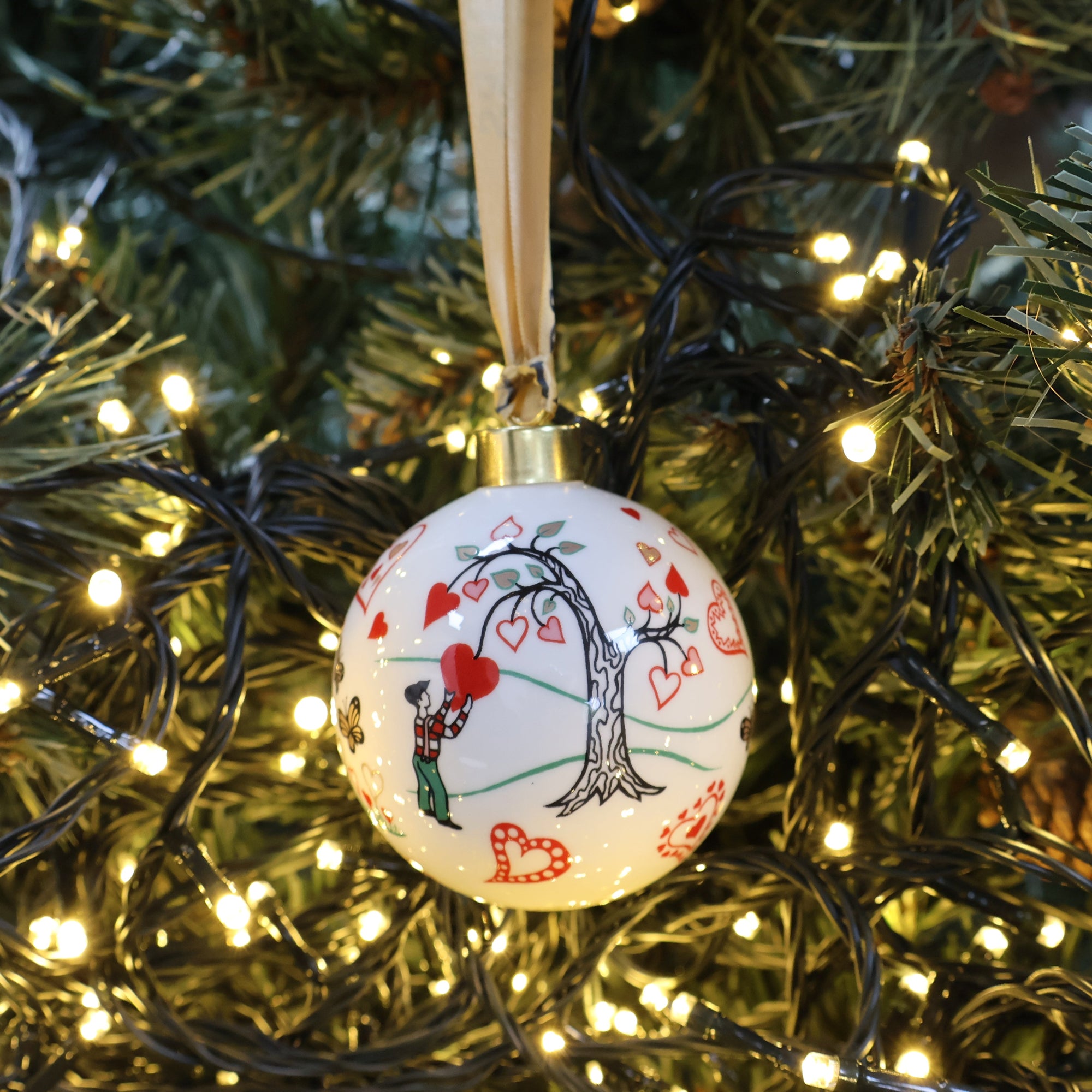 Goviers Heart Bauble CRY Charity-Goviers