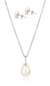 Goviers Pearl Drop Necklace & Earring set-Goviers