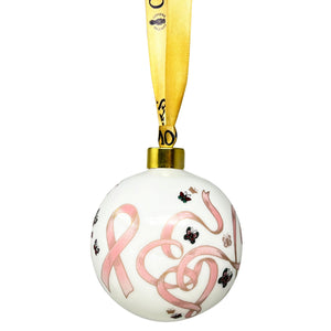 Goviers Pink Ribbon Bauble Breast Cancer Charity-Goviers