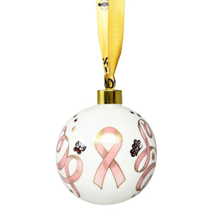 Goviers Pink Ribbon Bauble Breast Cancer Charity-Goviers